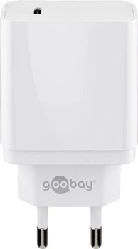 USB-C PD 18W 2A power charger Goobay WHITE