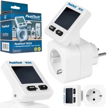 Cyfrowy Licznik Zużycia Energii PeakTech 9035