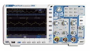 PeakTech 1355 2-channel USB 60MHz digital oscilloscope