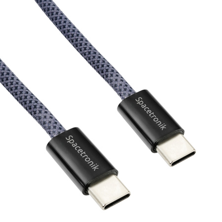 USB-C Kabel PD100/240W Spacetronik 1m navy blau