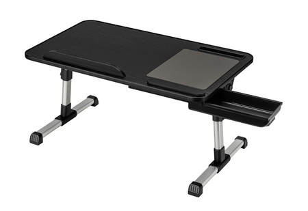 Beddy M adjustable bed table Black beech