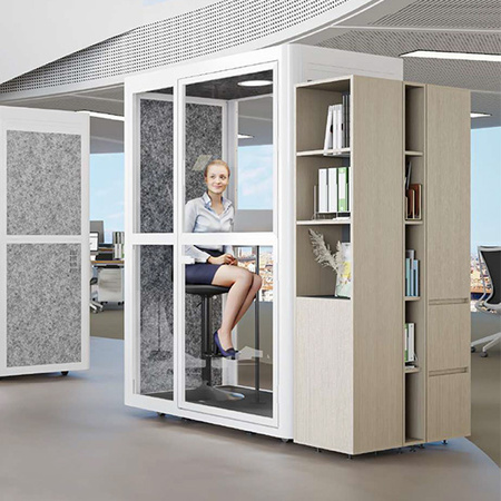 Dwuosobowa kabina akustyczna Spacetronik SPE-POD21