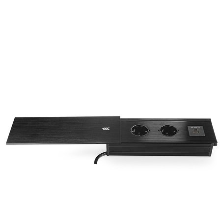 Spacetronik SPS-S24CB V2 slider tabletop socket