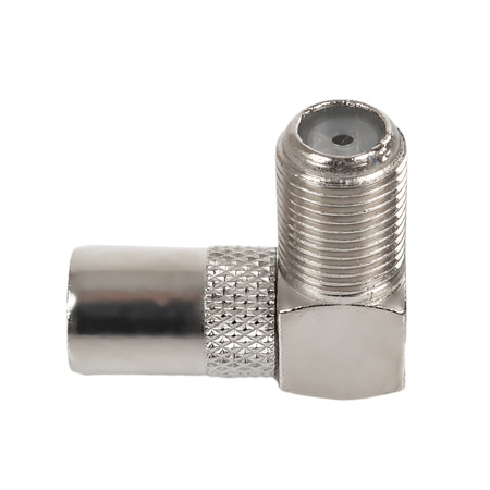 F-zásuvka / TV konektor úhlový TV-IECM0190 Box 50ks