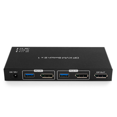 Spacetronik SPD-KVM23 8K 60Hz USB + DP KVM prepínač
