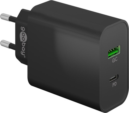 Ładowarka sieciowa USB-C USB PD 45W Goobay CZARNA