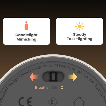 Lampka stołowa Yeelight Candela Ambient 1800K