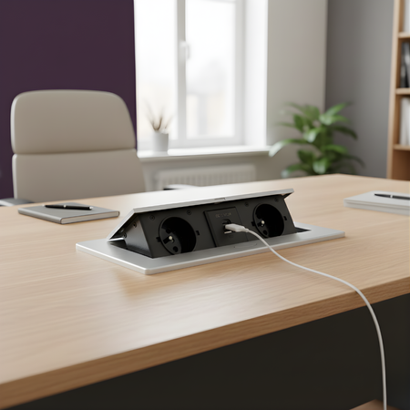 Spacetronik SPS-D24CS openable countertop socket