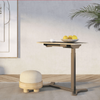 Buddy adjustable table on wheels black, wood