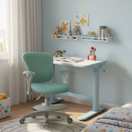 Spacetronik SPE-X116AT electric desk with shelf