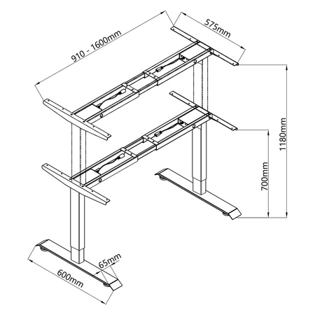 Elektrický stolový stojan Spacetronik SPE-221OB