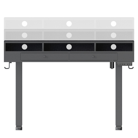 Elektryczne biurko Spacetronik SPEF141BR Frodi