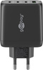 3x USB-C USB sieťová nabíjačka 68W Goobay BLACK