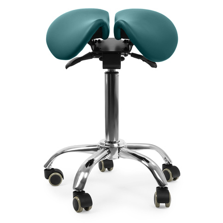 Ergonomic adjustable hocker SELLA blue