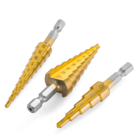 Krokové vrtáky SPM-T01 3ks