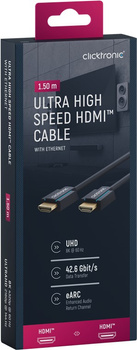 CLICKTRONIC HDMI 2.1 8K 60Hz 15m cable