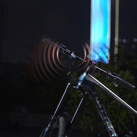 Elektronický zvonček na bicykel s alarmom WT07S W&M