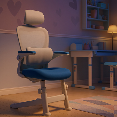 Krzesło regulowane dziecięce Spacetronik SPC-XD14S Niebieskie