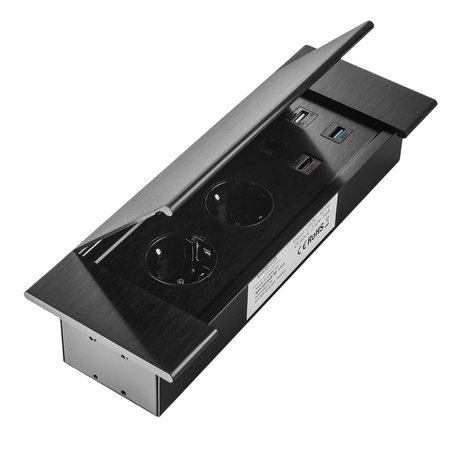 Spacetronik SPS-F26B V2 openable countertop socket