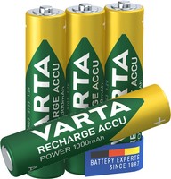 Nabíjacie batérie VARTA LR03 AAA 12V 1000 mAh 4ks