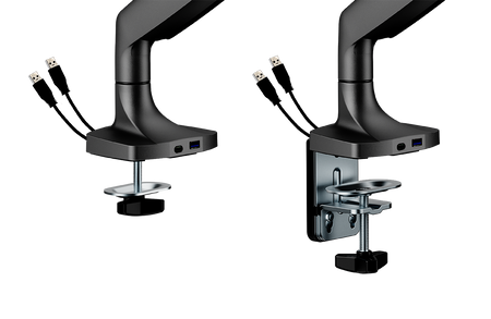 Spacetronik SPAS110B čierny držiak na monitor