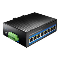 PoE SWITCH 8-port IF1008P 8x30W 10/100 industrial