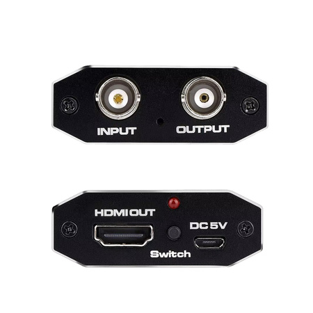 Konwerter TVI CVI AHD na HDMI Spacetronik SPC-H03