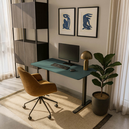 Blat MDF malowany proszkowo160x80x2.5 Pine Green