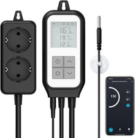 Two sockets with Smart Life TUYA SL-PST20 thermometer