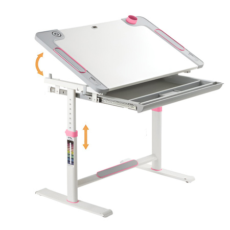 Dětský psací stůl a židle SPE-X121WP