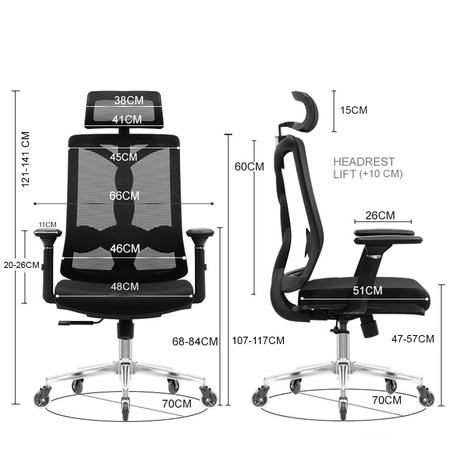 Fotel biurowy Spacetronik Matar SPC-MENNKAR-M8145