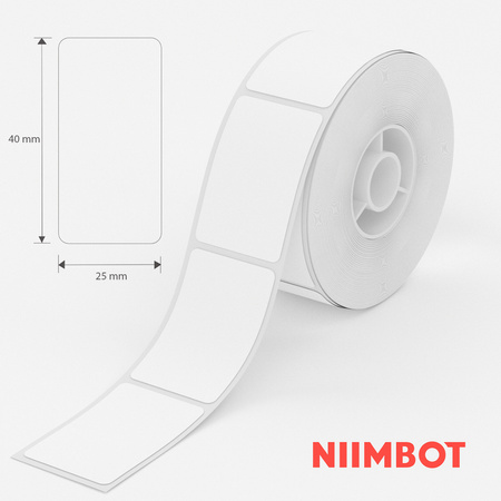 Etykiety do D101 Niimbot 25x40mm 155szt White