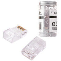 RJ45 cat.6 UTP priamy konektor PT-RJ456UT-1 100ks