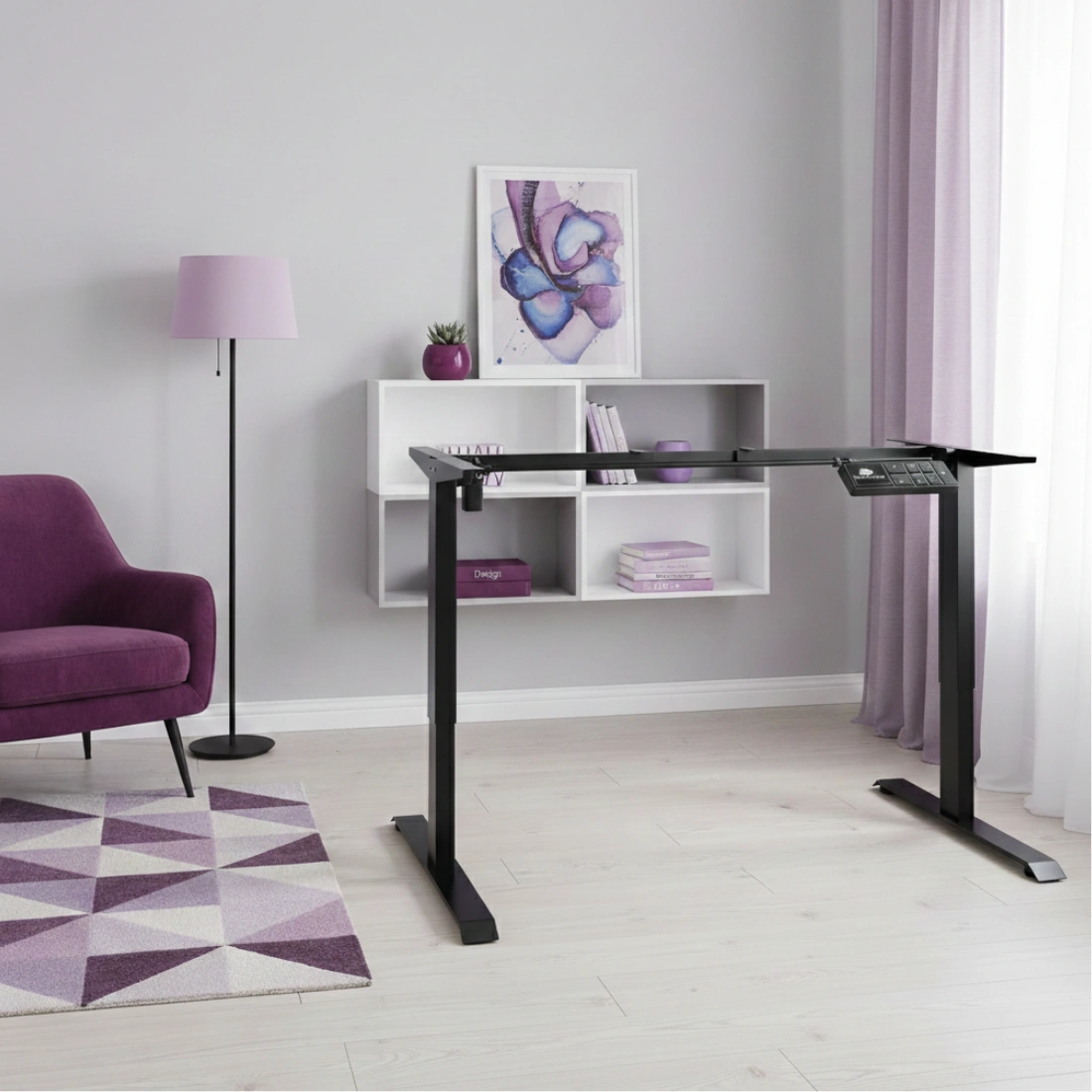 Stelaż elektryczny z regulacją wysokości