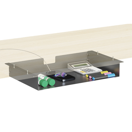 Półka pod biurko Spacetronik SPB140B czarna