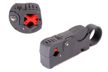 Insulation stripper for RG59 RG6 Red AX S 01 connectors