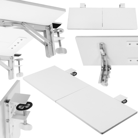 Przedłużka do biurka Spacetronik SPB132W montowana na zaciski