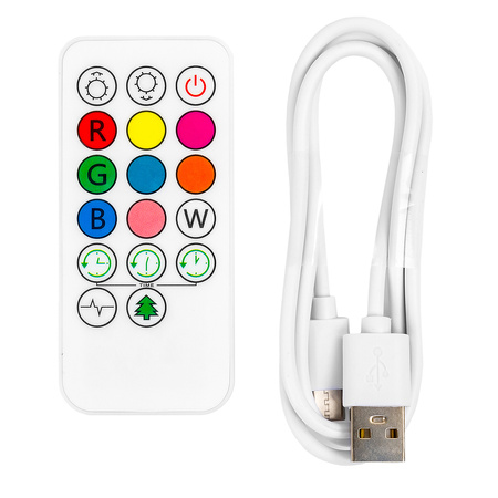 Velké soví noční světlo RGB s dálkovým ovládáním USB-C SP-LN01XL