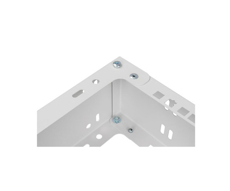 Uchwyt Rack ścienny 19" 6U 330mm Szary