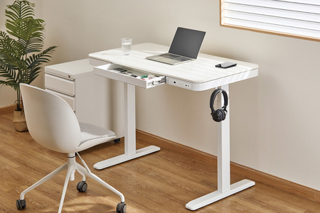 Spacetronik elektrischer Schreibtisch SPE-B136WW Astrid