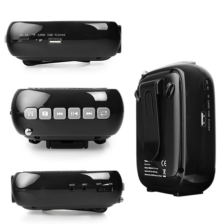 Drátový mikrofonní zesilovač hlasu SP-VA11 +FM