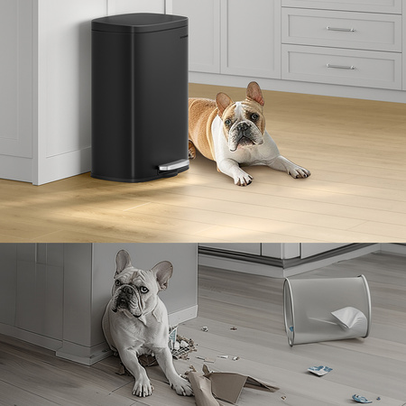 Funky Trash Can Ink Black Spacetronik Pojedynczy