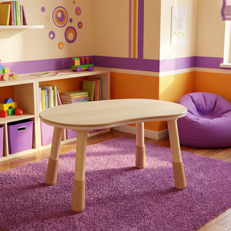 Zestaw mebli dziecięcych Spacetronik – stolik SPEX201 i sofa SPC-XD-24 waniliowy