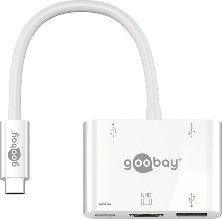 USB-C auf HDMI 3xUSB USB-C Adapter Goobay