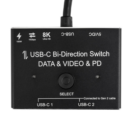 USB-C 2x1 1x2 Kombinierer oder Splitter SPC-BID01