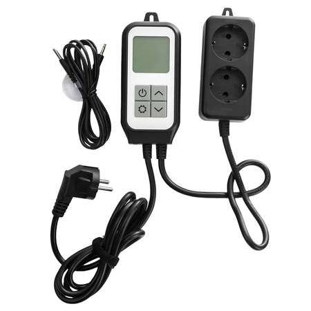 Zwei Steckdosen mit Thermometer Smart Life TUYA SL-PST20