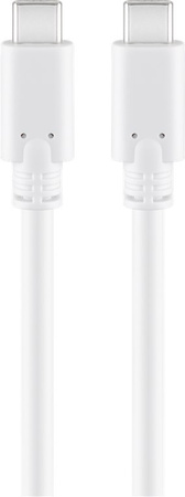 USB-C - USB-C 3.2 Gen1 cable Goobay white 05m