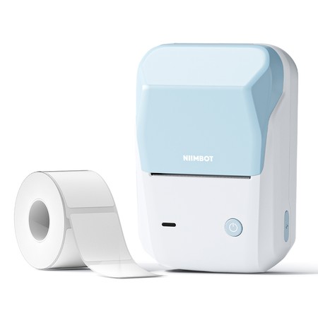 Niimbot B1 blue label printer