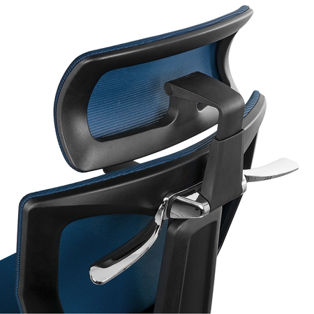 Zestaw ergonomiczny biurowy Biurko Vegard SPEO232 Fotel BARD Lampa Glow D4