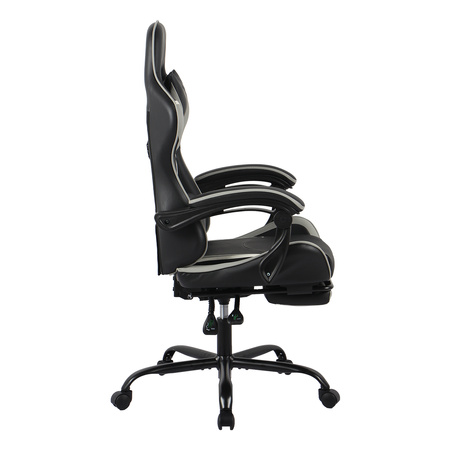 Spacetronik Rally 1.0 Gaming Stuhl schwarz und grau